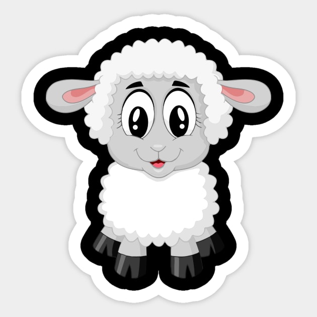 cute lamb Sticker by hossamahmed